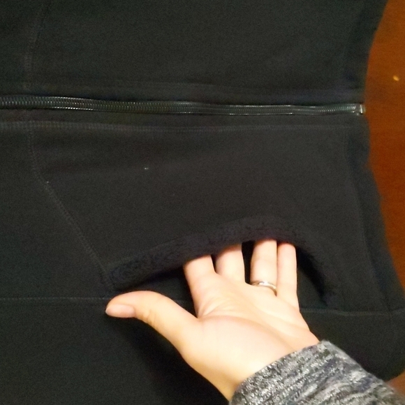 Koppen Reversible Black Fleece Full Zip Jacket Size Small - Picture 5 of 14